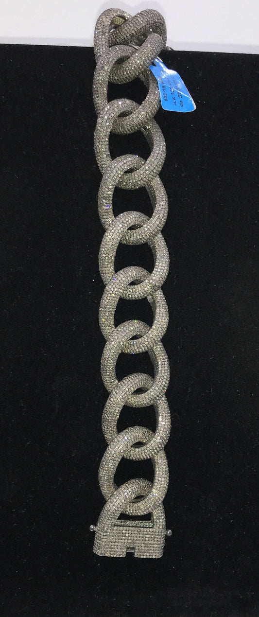 Link Chain Diamond Bracelet
