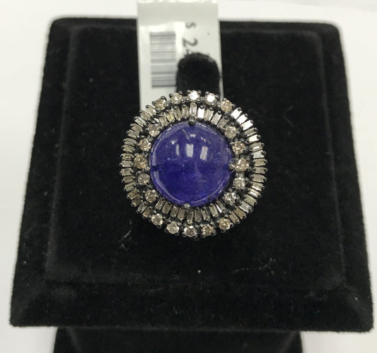 Tanzanite and Diamond Ring