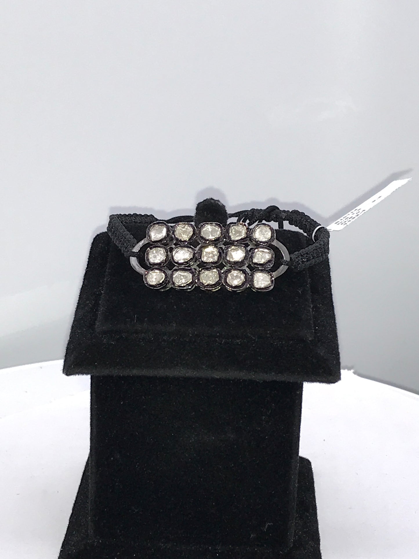 Polki Diamond Macrame Bracelet