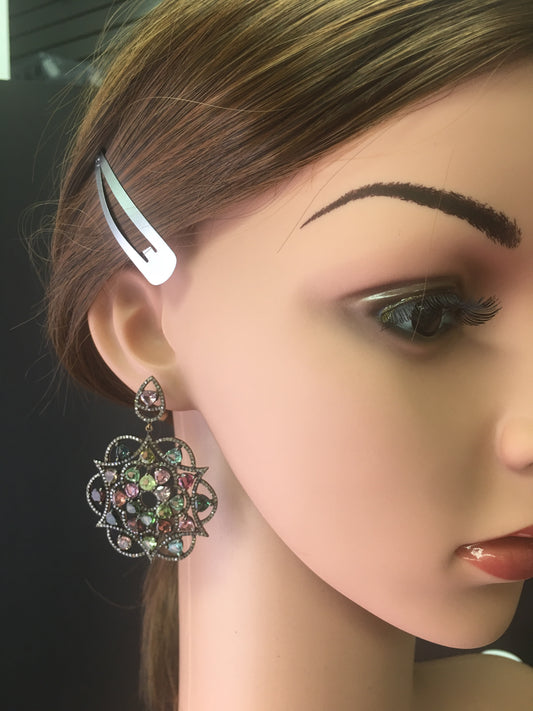 Ruby Natural Earrings