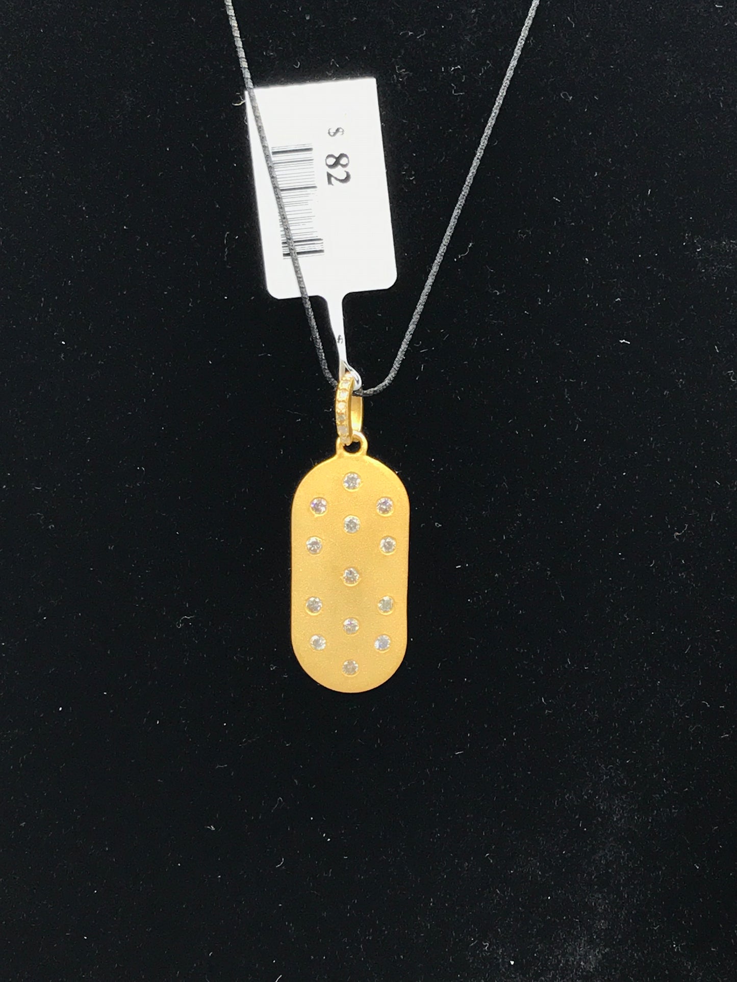 Rectangular Diamond Pendants