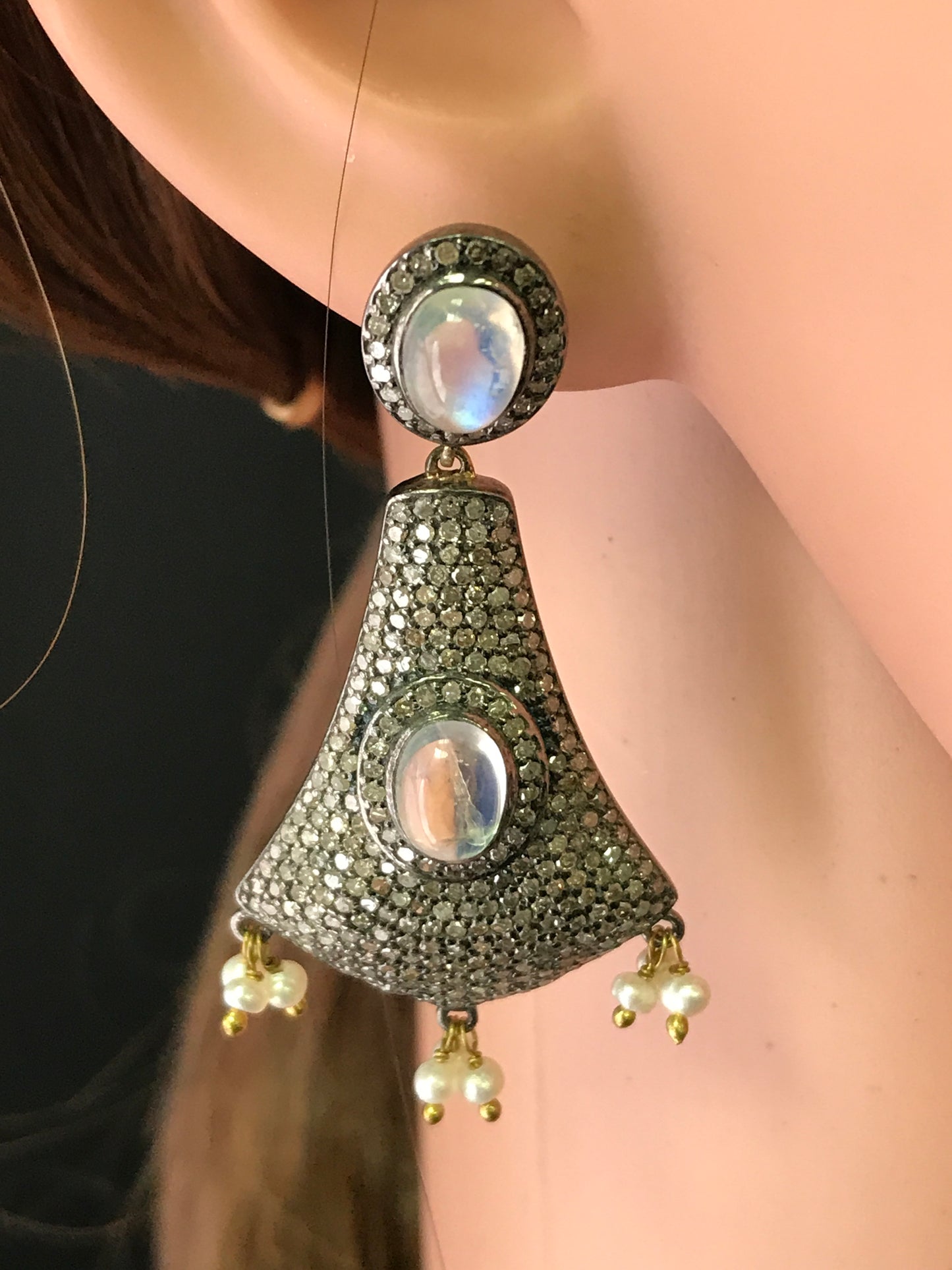 Gemstones Diamond Earring