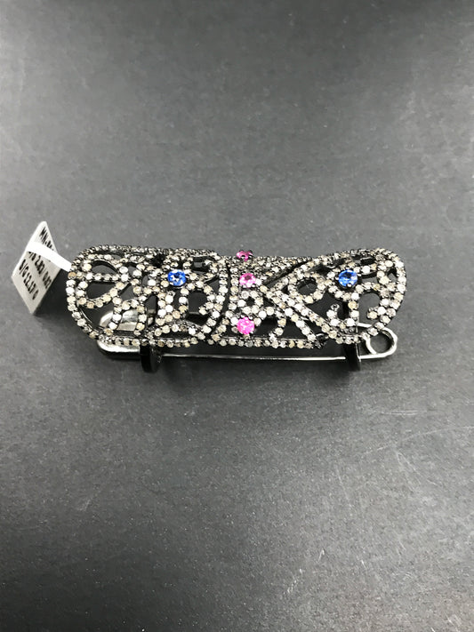 Double Diamond Ring with Ruby