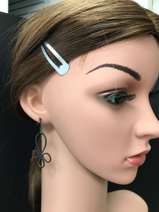 Black Spinel Earrings