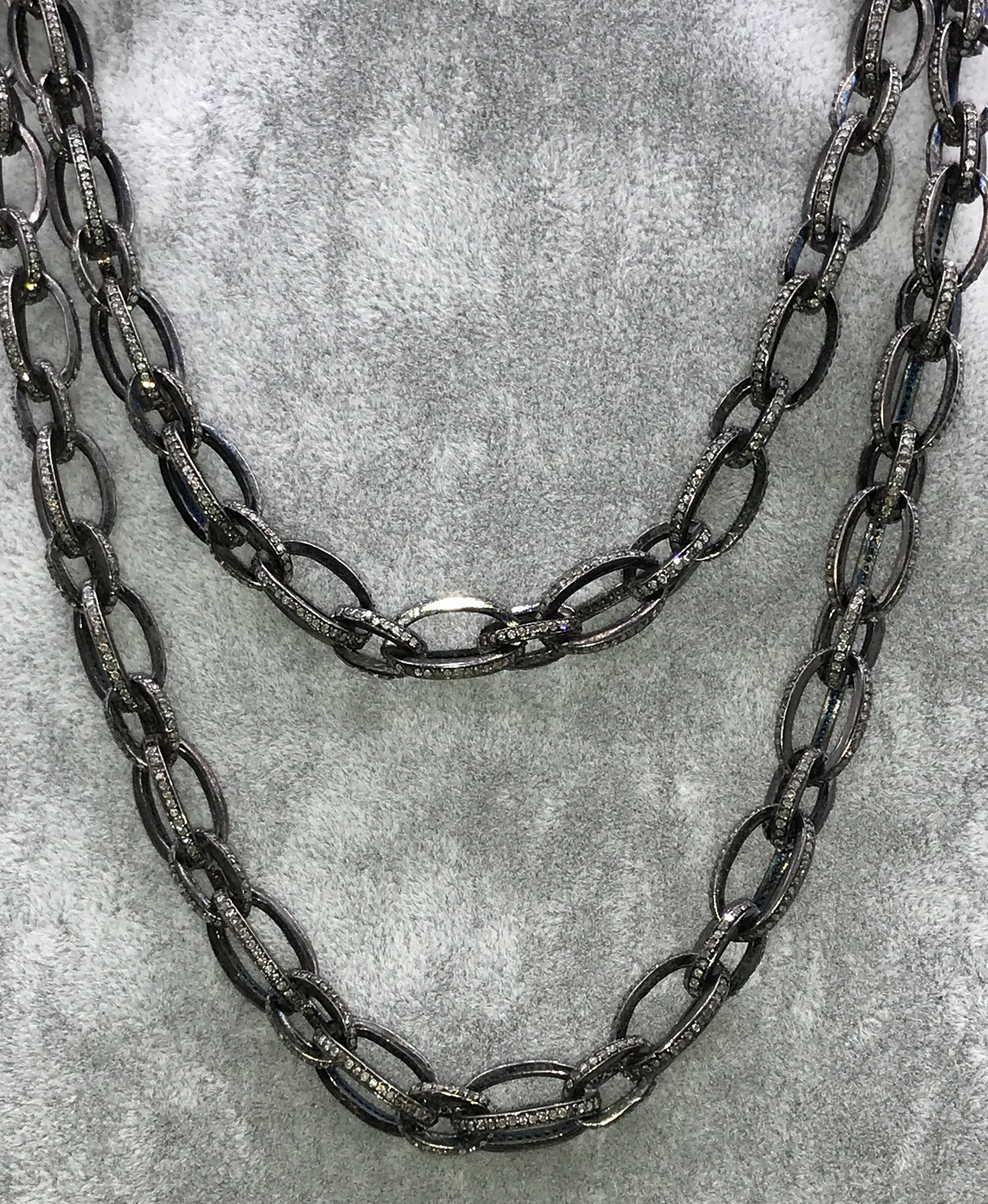 Diamond Link Chain Necklace