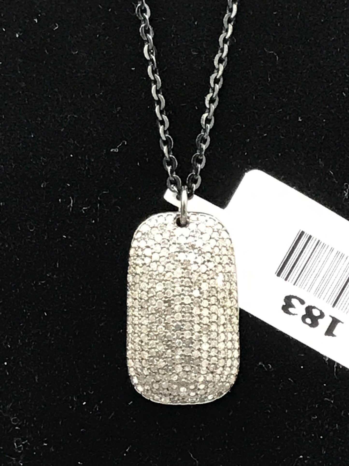 Pave Diamond Charm