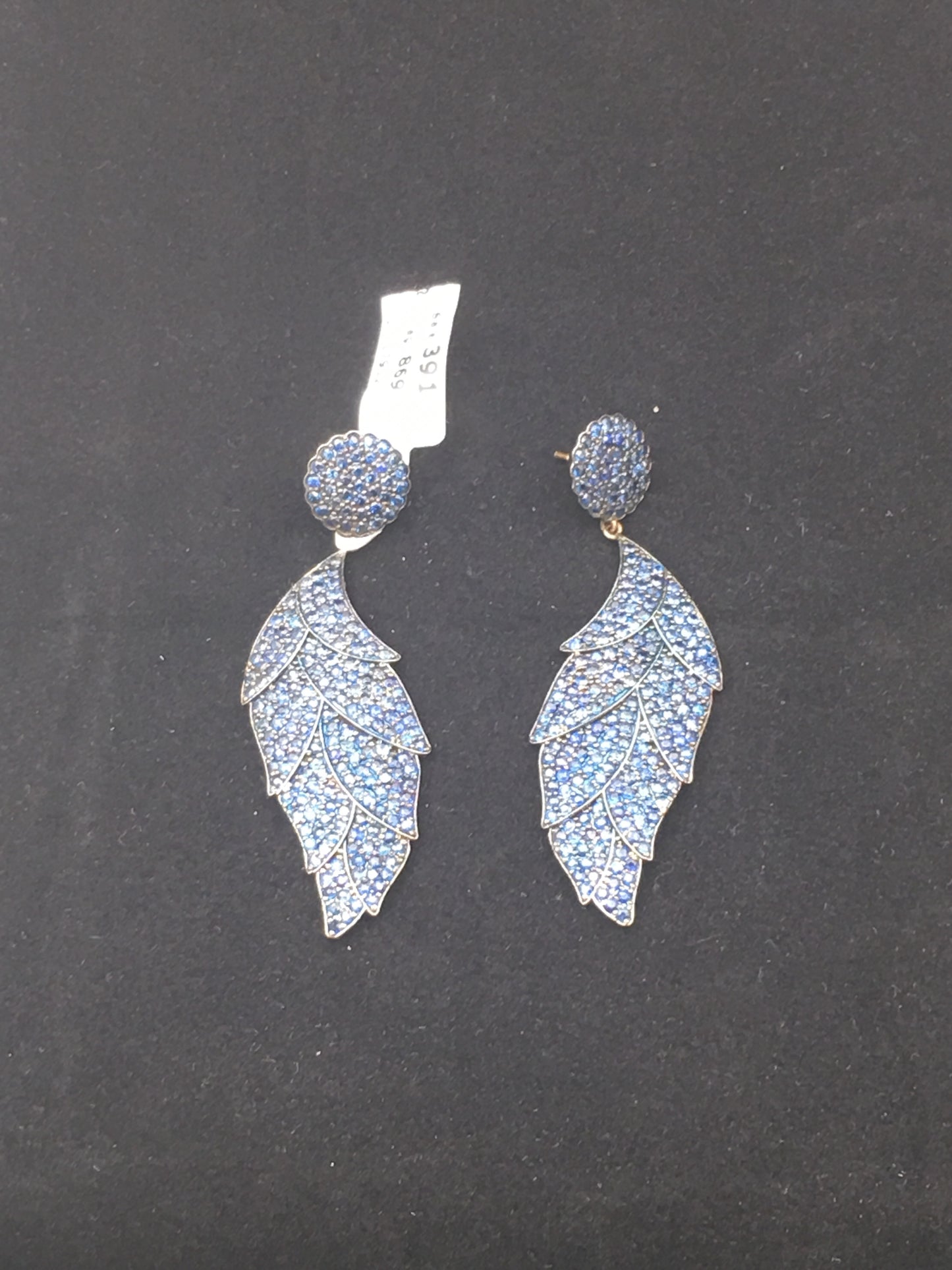 Blue Sapphire Earrings