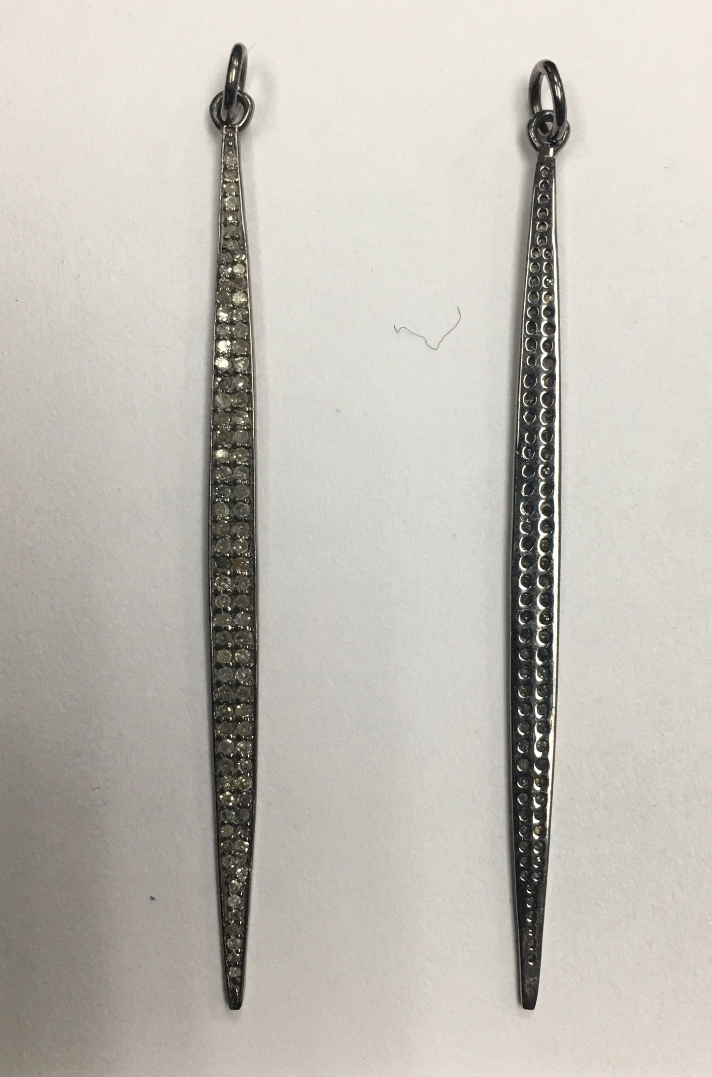 Silver Spike Pendants