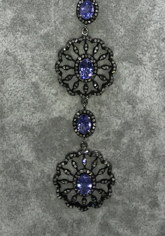 Tanzanite and diamond Necklace