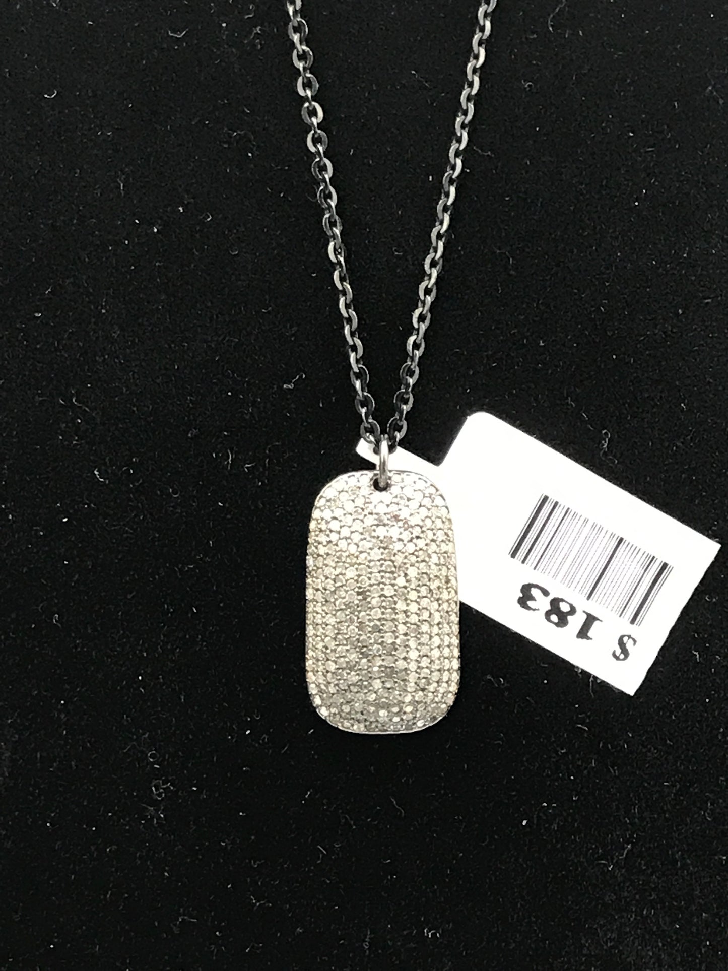 Pave Diamond Charm