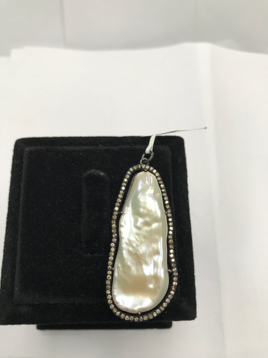 Pearl and Diamond Pendant