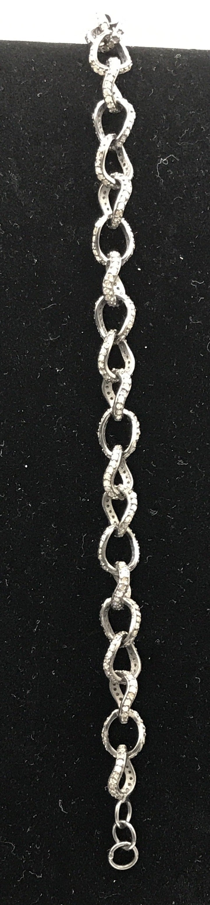 Diamond Link Chain Bracelets