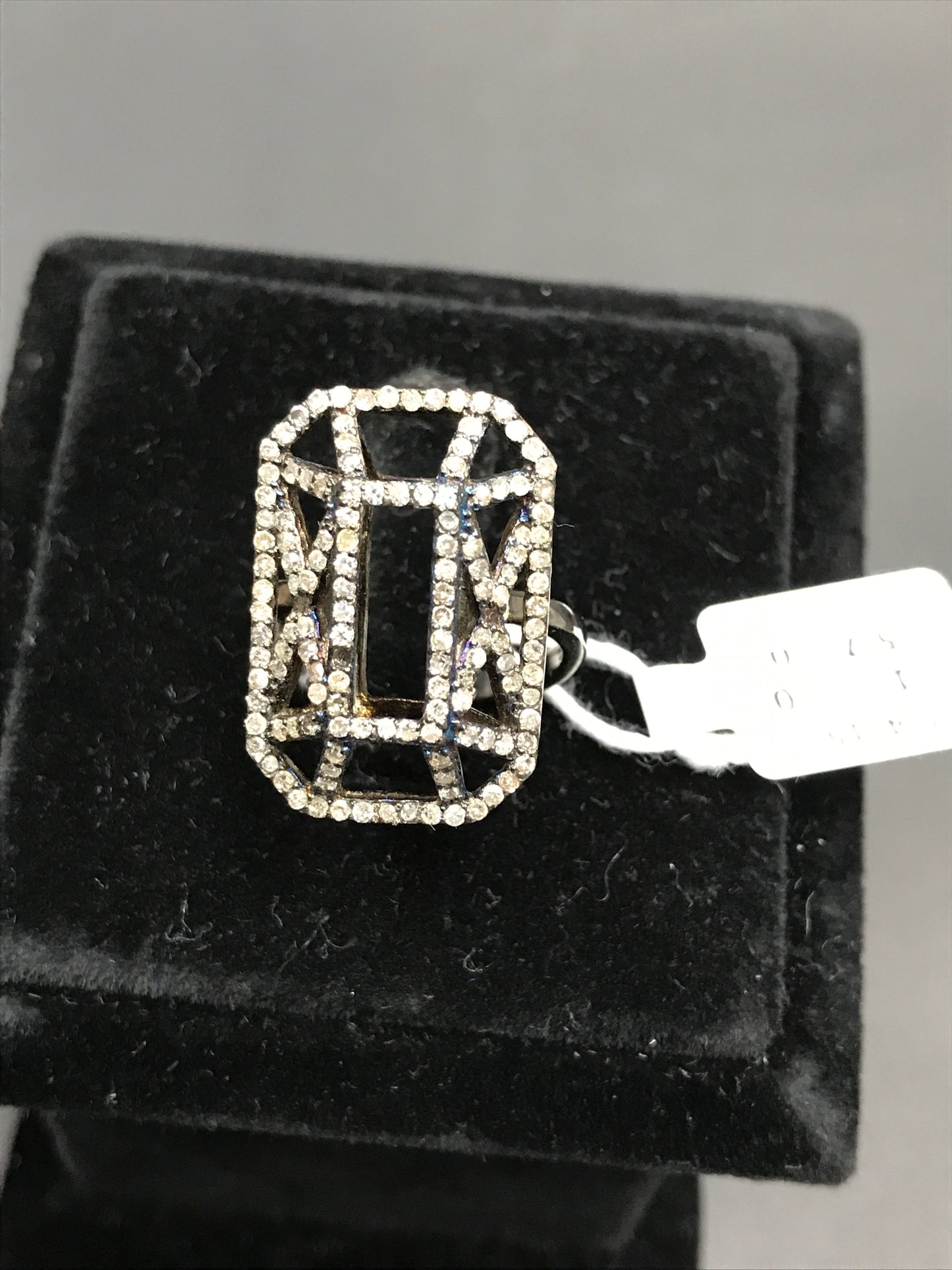 Rectangle Shape Diamond Ring