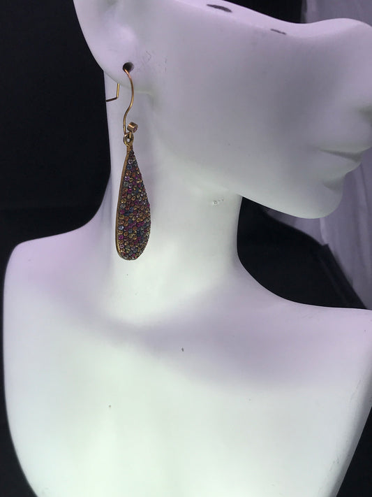 Multi Sapphire Earrings,