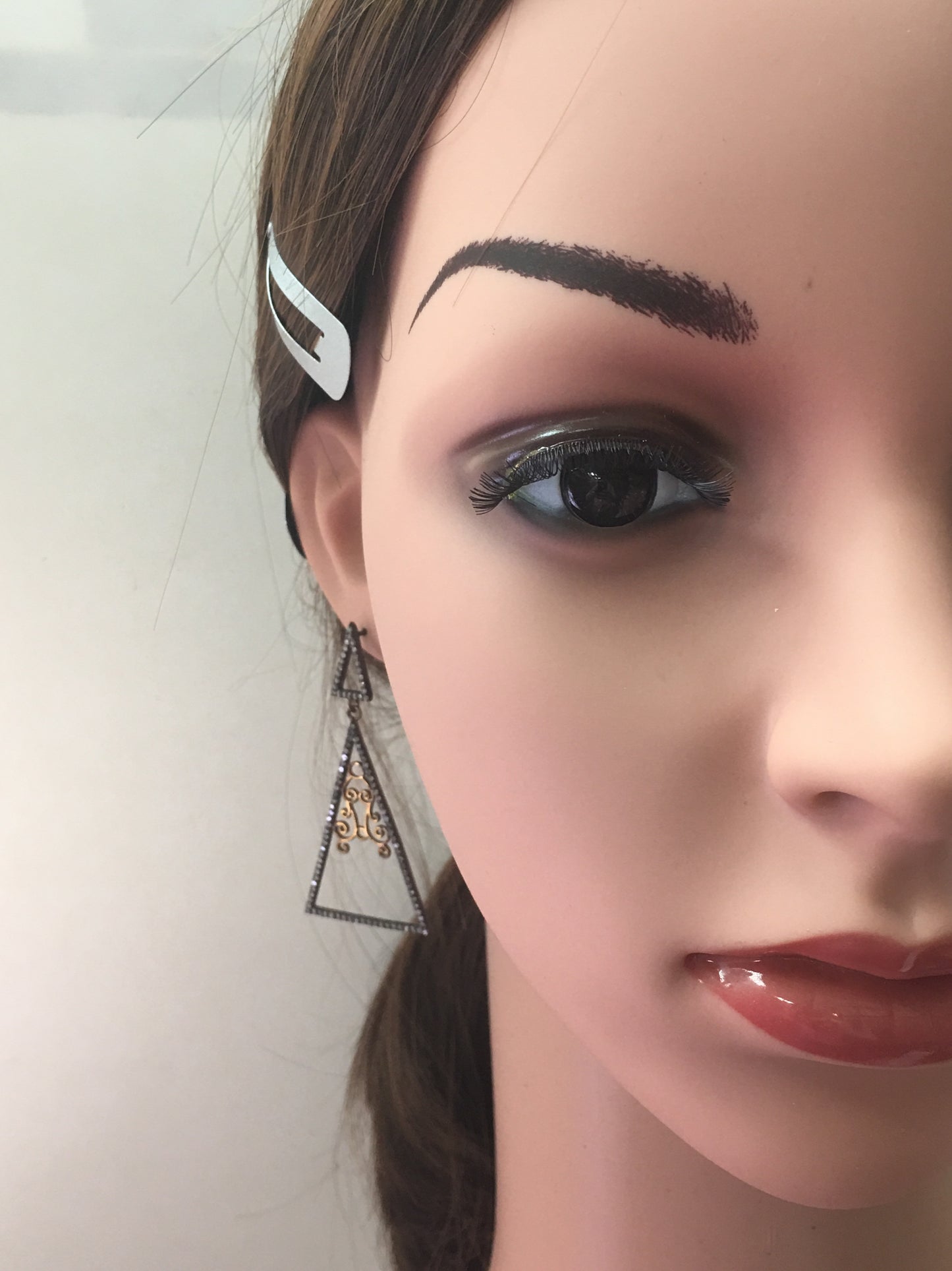 Triangle Diamond Earring