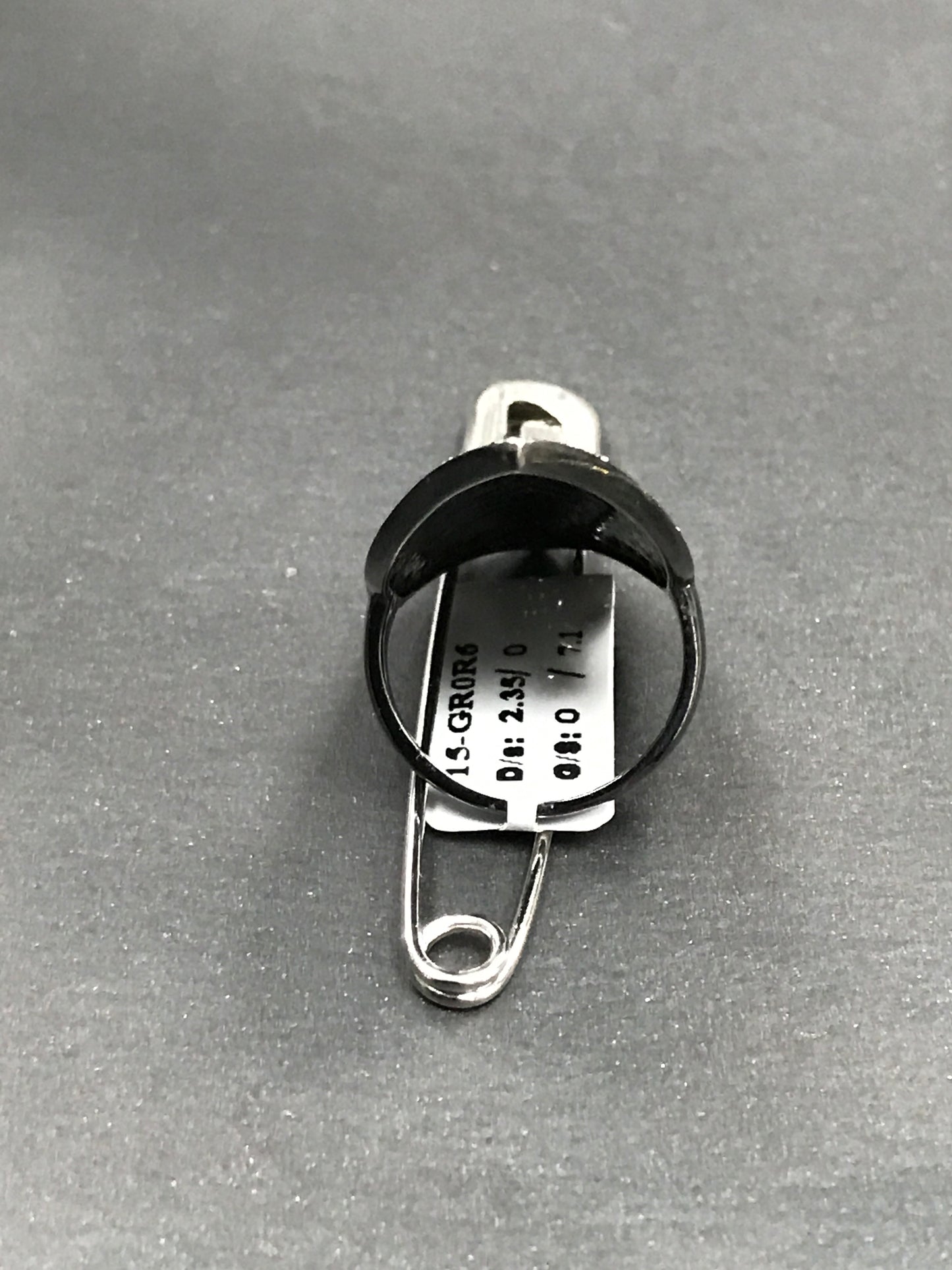 Diamond and Silver Black Rhodium Finish Rings