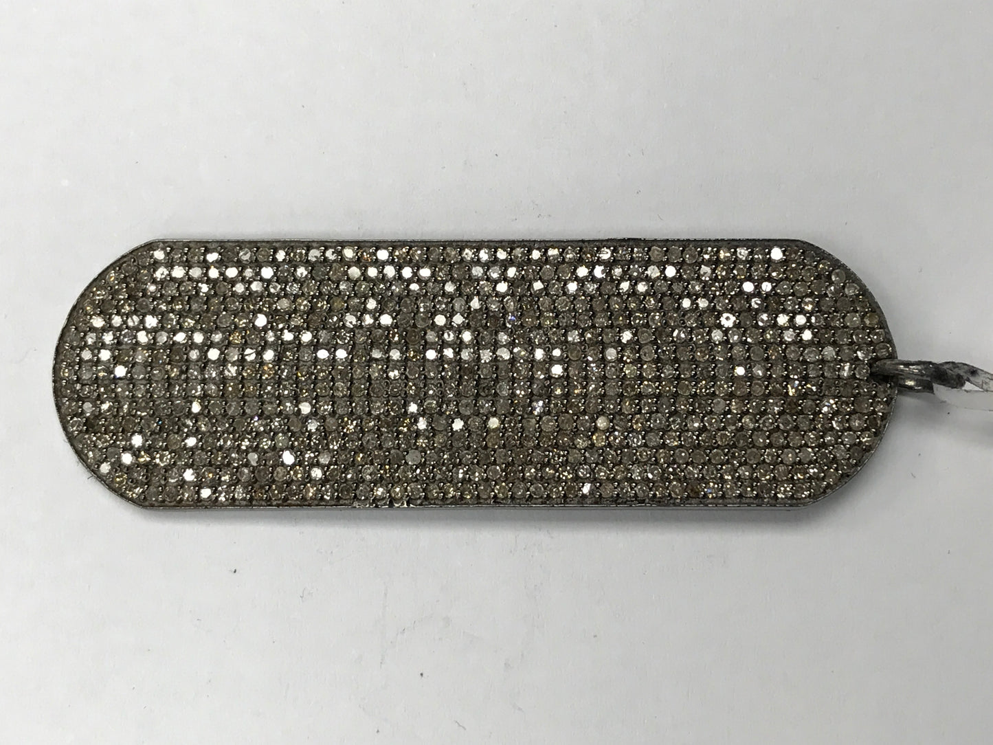 Round Edges Rectangle Shape Diamond Pendants & Charms