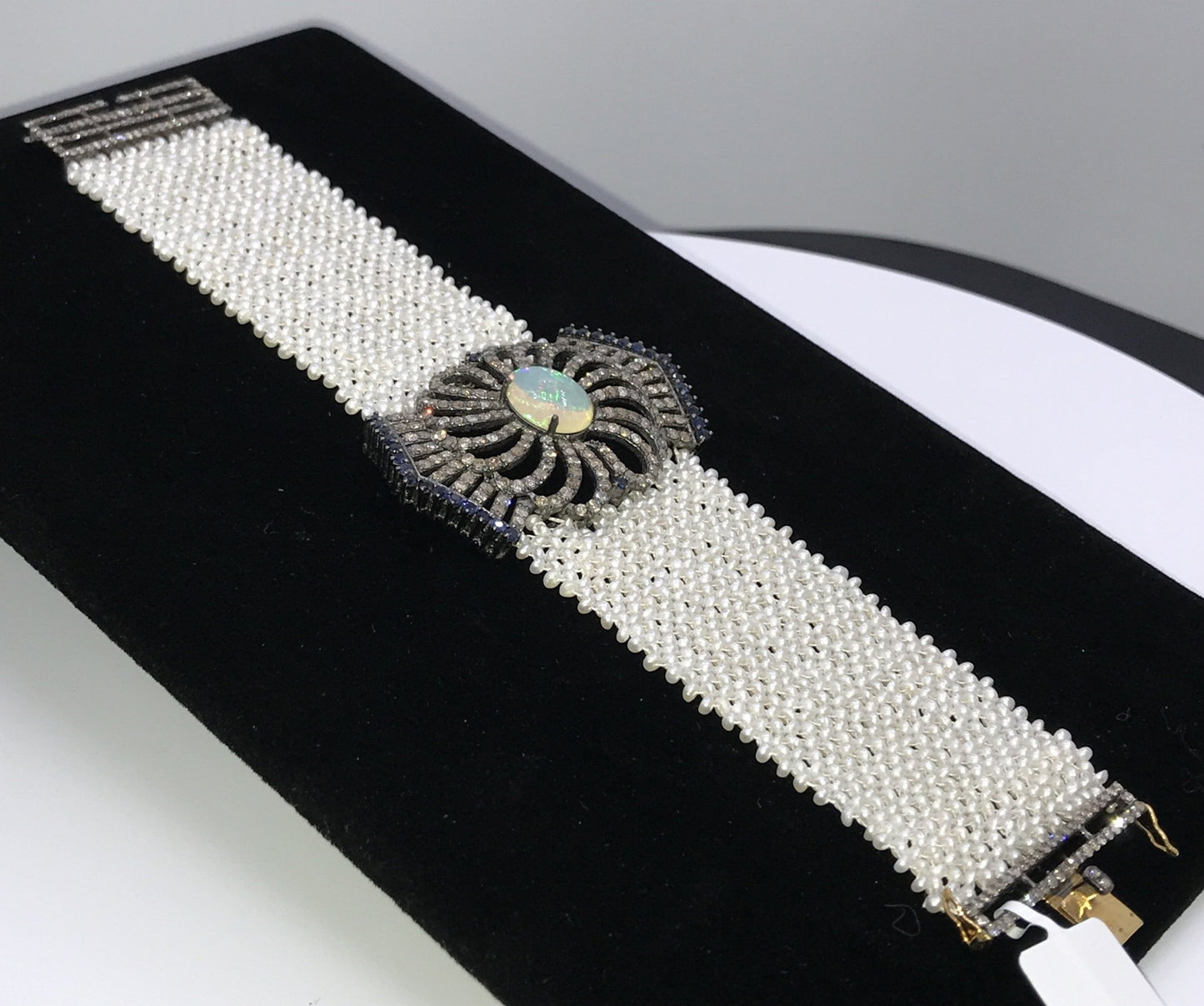 Opal and Diamond Bracelet