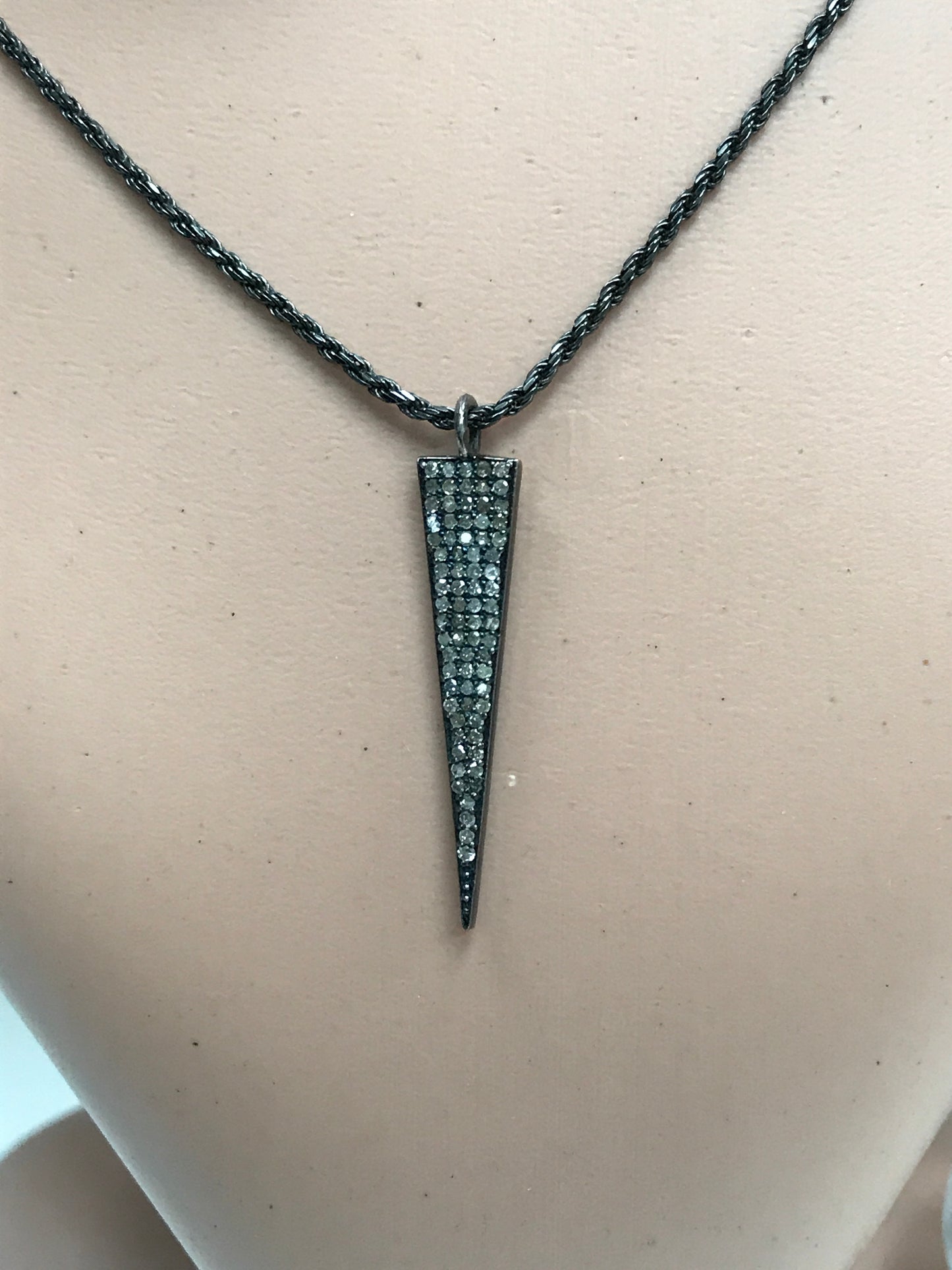 Diamond Spike Pendants