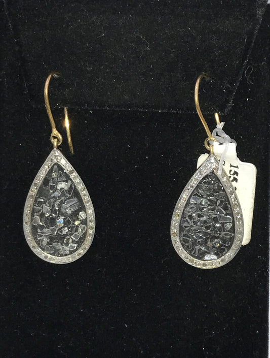 Druzy Diamond Earrings