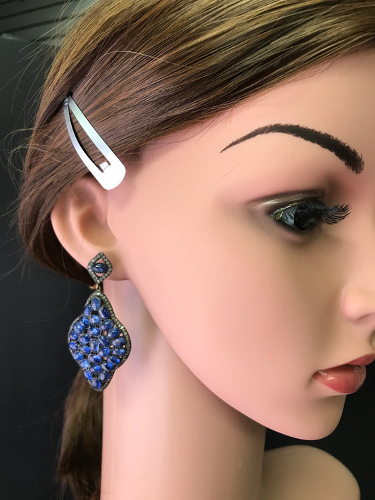 Diamond Silver Earring