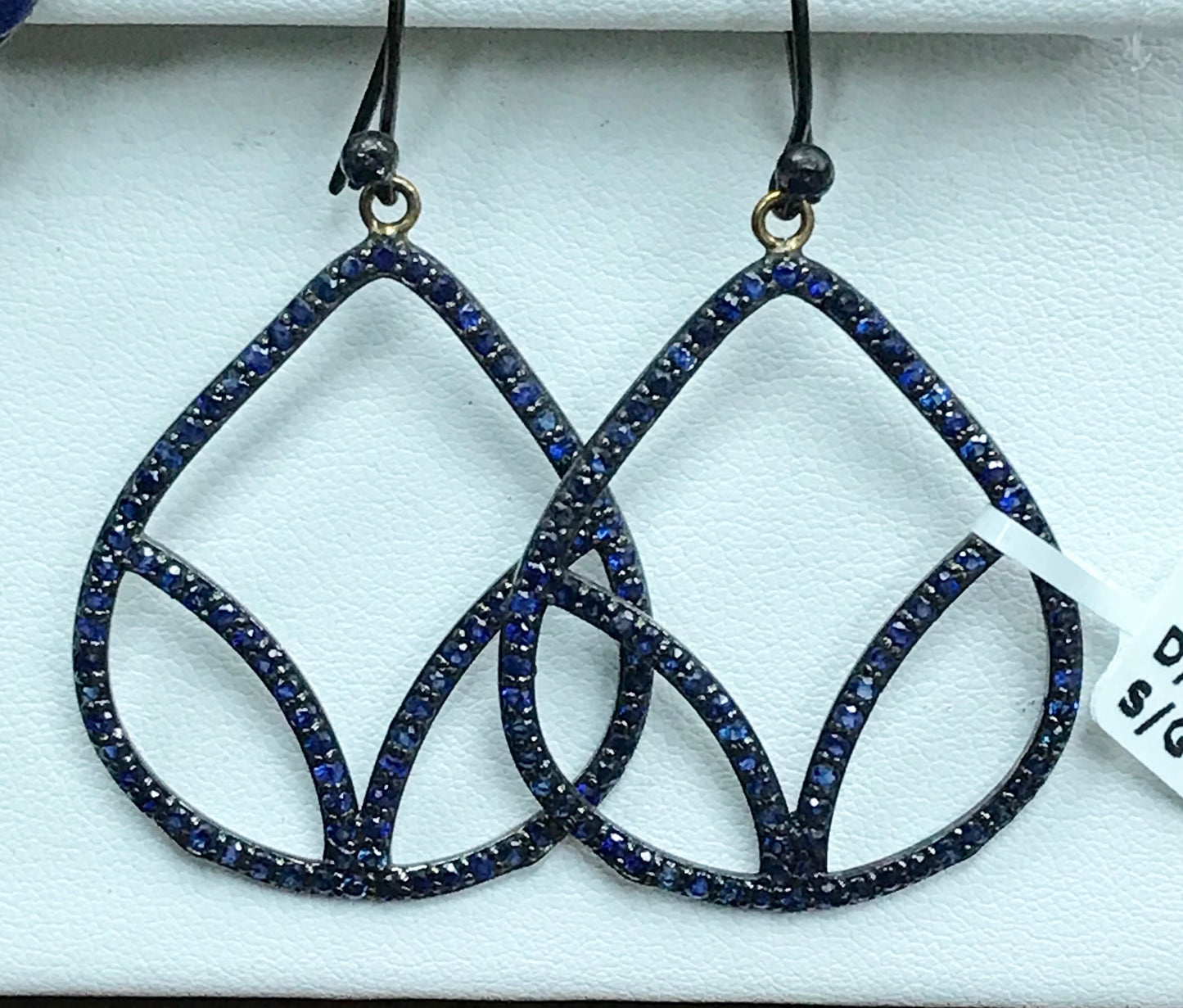 Sapphire Diamond Earring