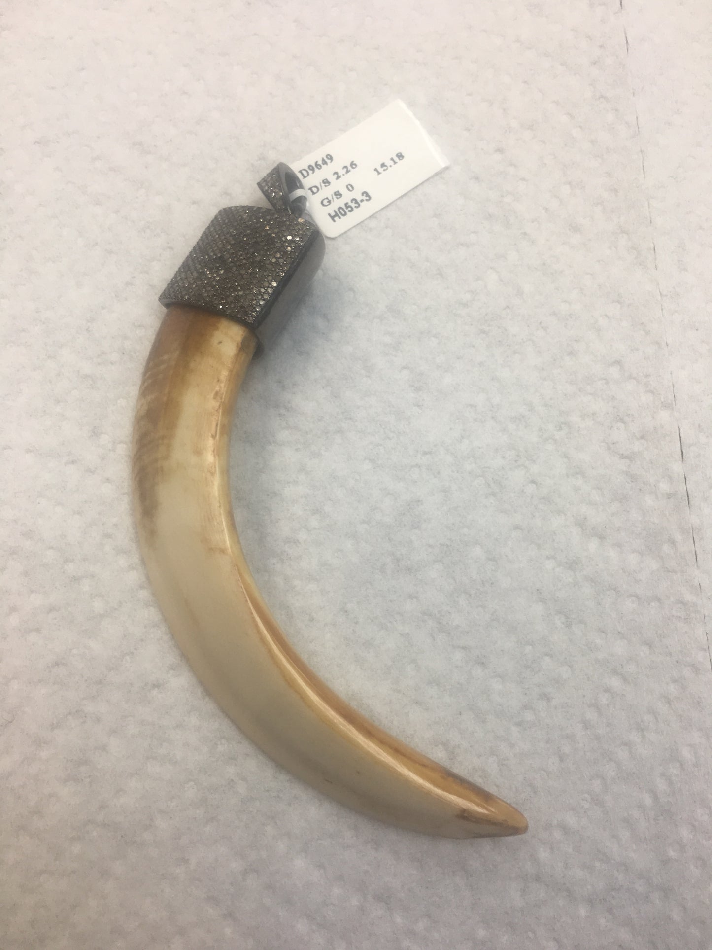 Horn Diamond Pendants