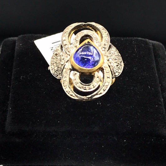 Kynite and Diamond Ring