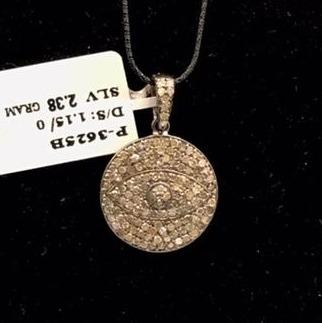 Evil Eye Diamond Charm
