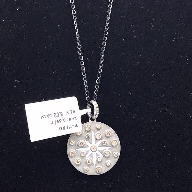 Round Shape Diamond Pendant