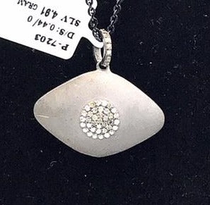 Evil Eye Diamond Pendant