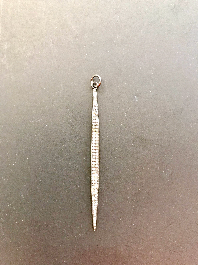 Silver Spike Pendants