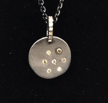 Coin Diamond Pendant