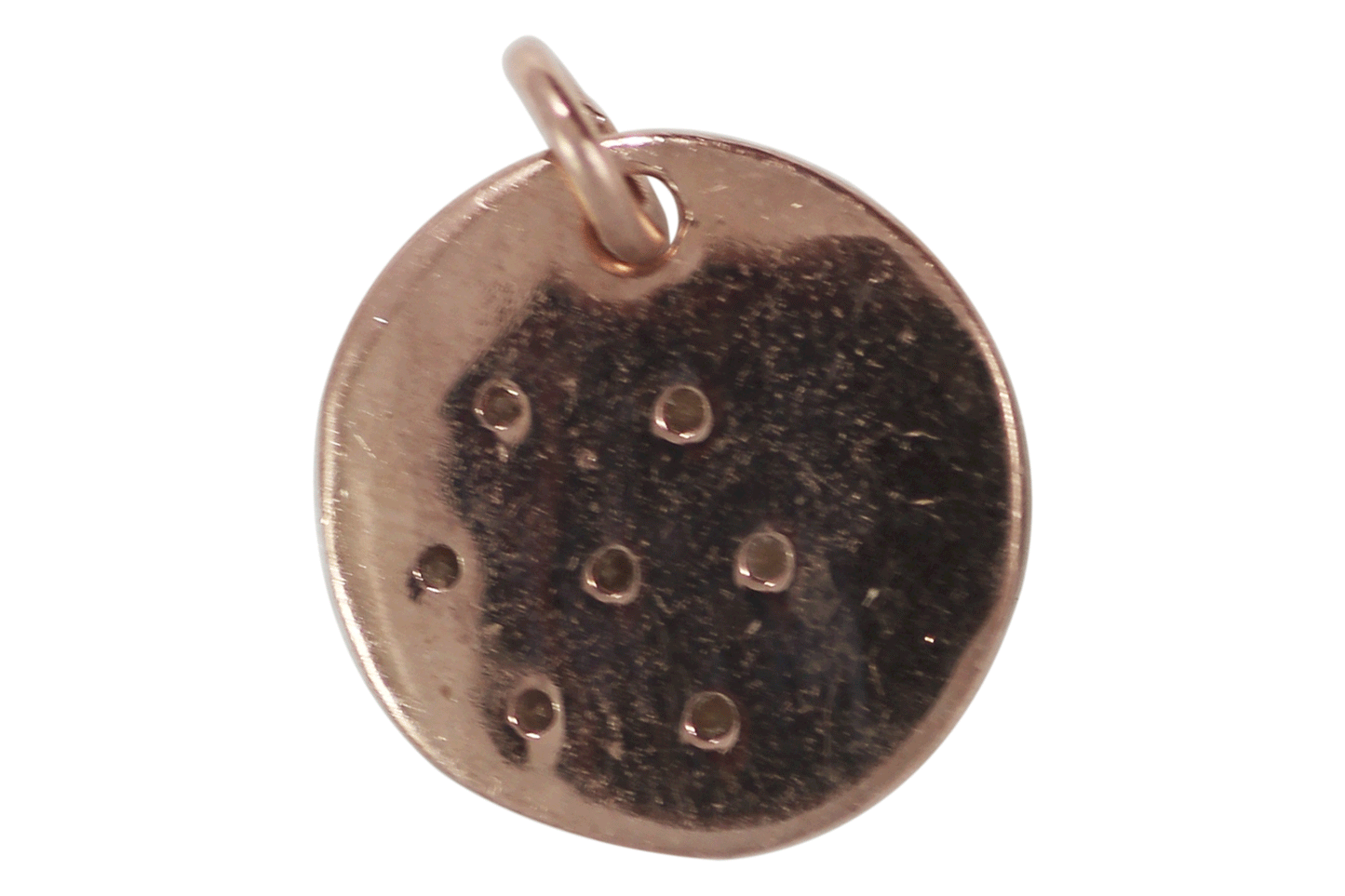 Round Shape Silver Pave Diamond Pendant .925 Oxidized Sterling Silver Diamond Pendant, Genuine handmade pave diamond Pendant Size 15 MM