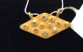 Diamond Shape Diamond Pendant