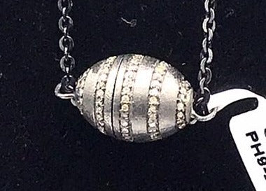 Oval Shape Pave Diamond Beads