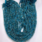 Apatite Neon Beads Faceted Coin