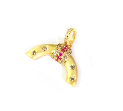 Silver Pave Diamond Pendant