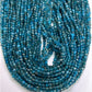 Apatite Neon Beads Faceted Coin
