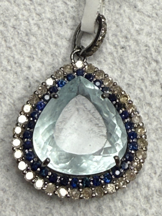 Pear Shape Diamond Pendant