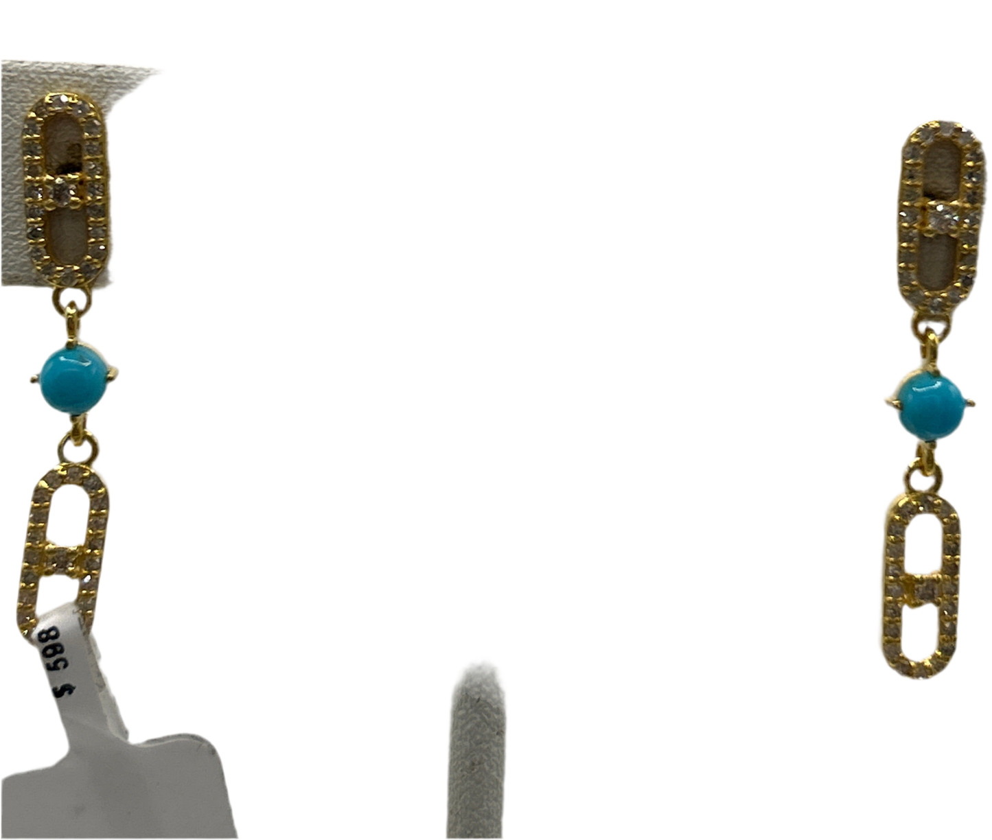 14k Gold Diamond Earring