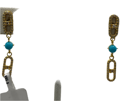 14k Gold Diamond Earring