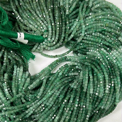 Emerald Faceted Square