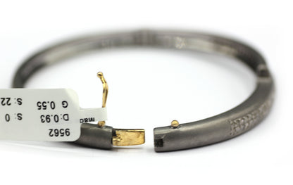 Sterling Silver Diamond Designer Bracelet