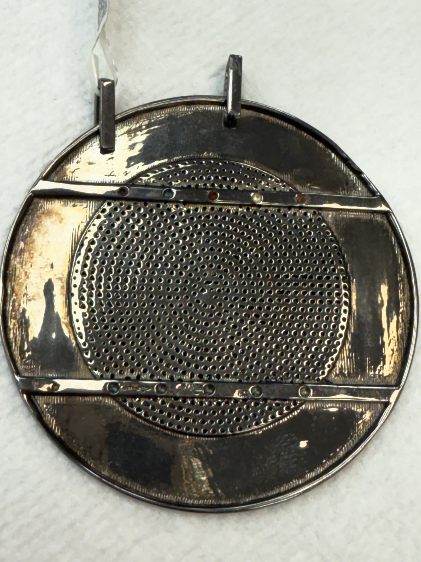 Matte Silver and Diamond Pave  PENDANT & CHARMS