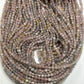 Morganite Aquamarine Beads Faceted Coin