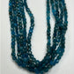 Apatite Neon Beads Faceted Coin