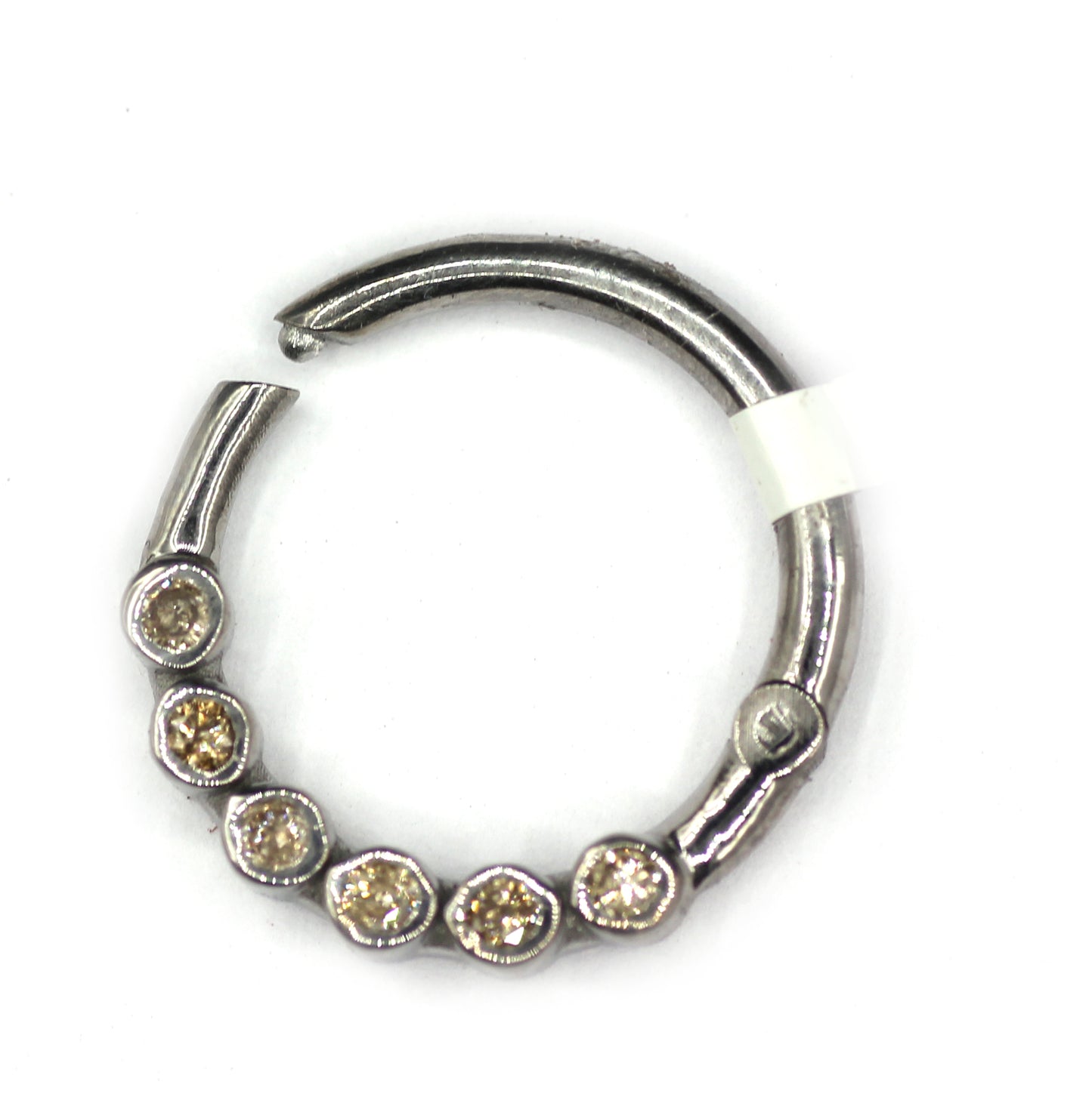 Diamond Clasps .925 Oxidized Sterling Silver Diamond Clasps, Genuine handmade diamond Clasps