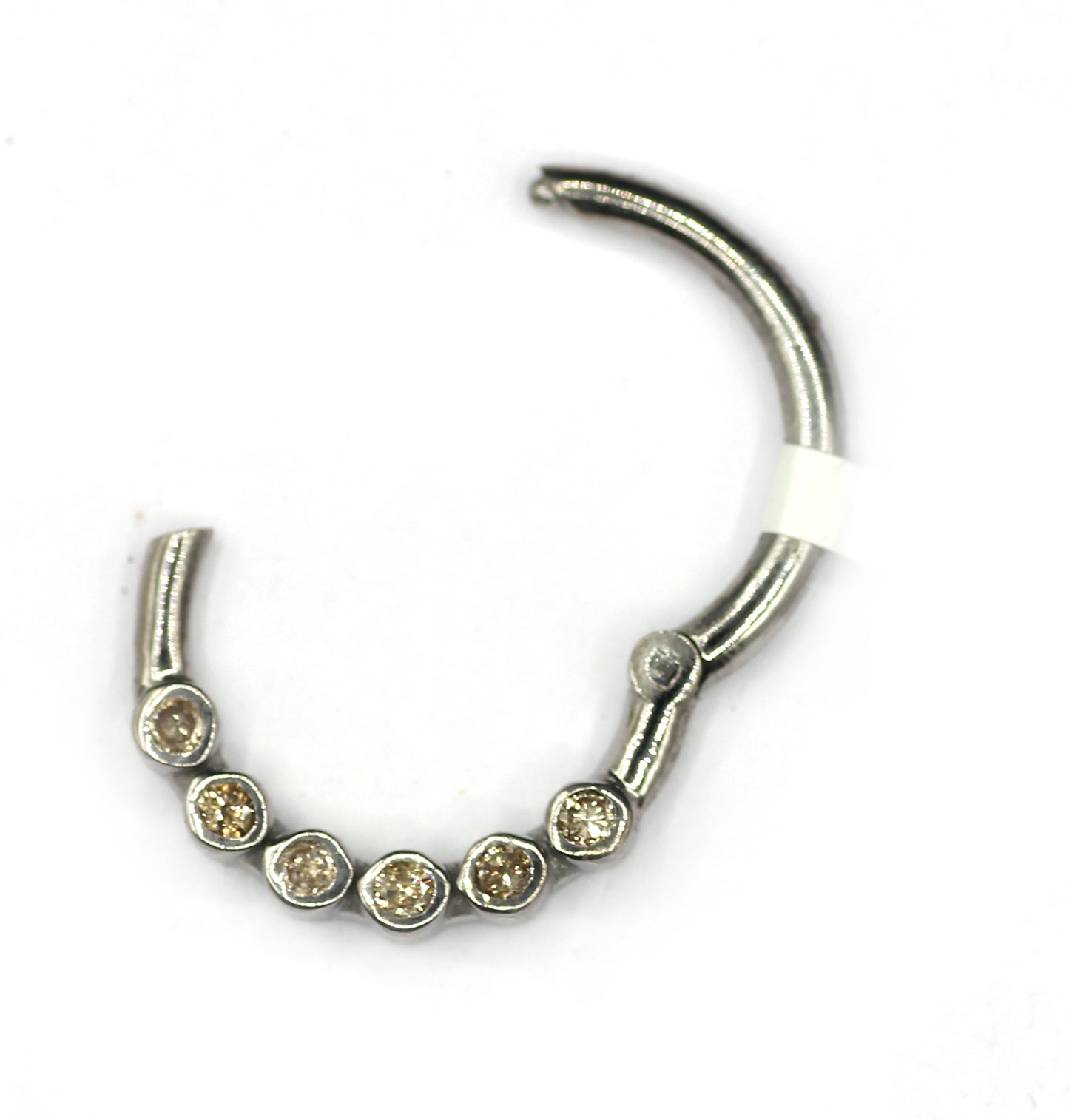 Diamond Clasps .925 Oxidized Sterling Silver Diamond Clasps, Genuine handmade diamond Clasps