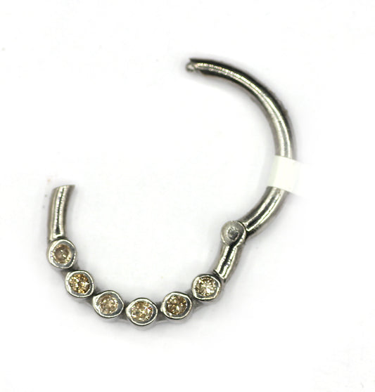 Diamond Clasps .925 Oxidized Sterling Silver Diamond Clasps, Genuine handmade diamond Clasps